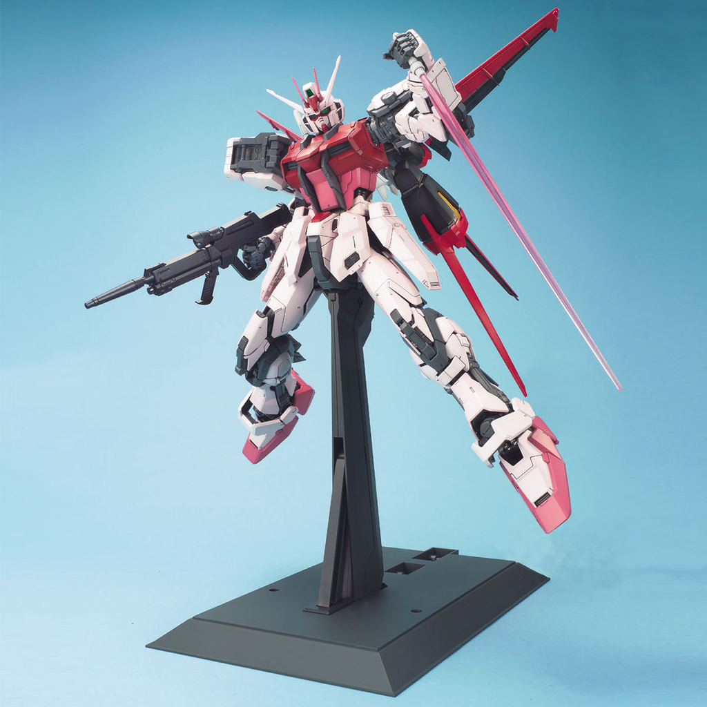 Gundam 1/60 PG Seed MBF-02+AQM/E-X01 Aile Strike Rouge + FX-550 Skygrasper Model Kit