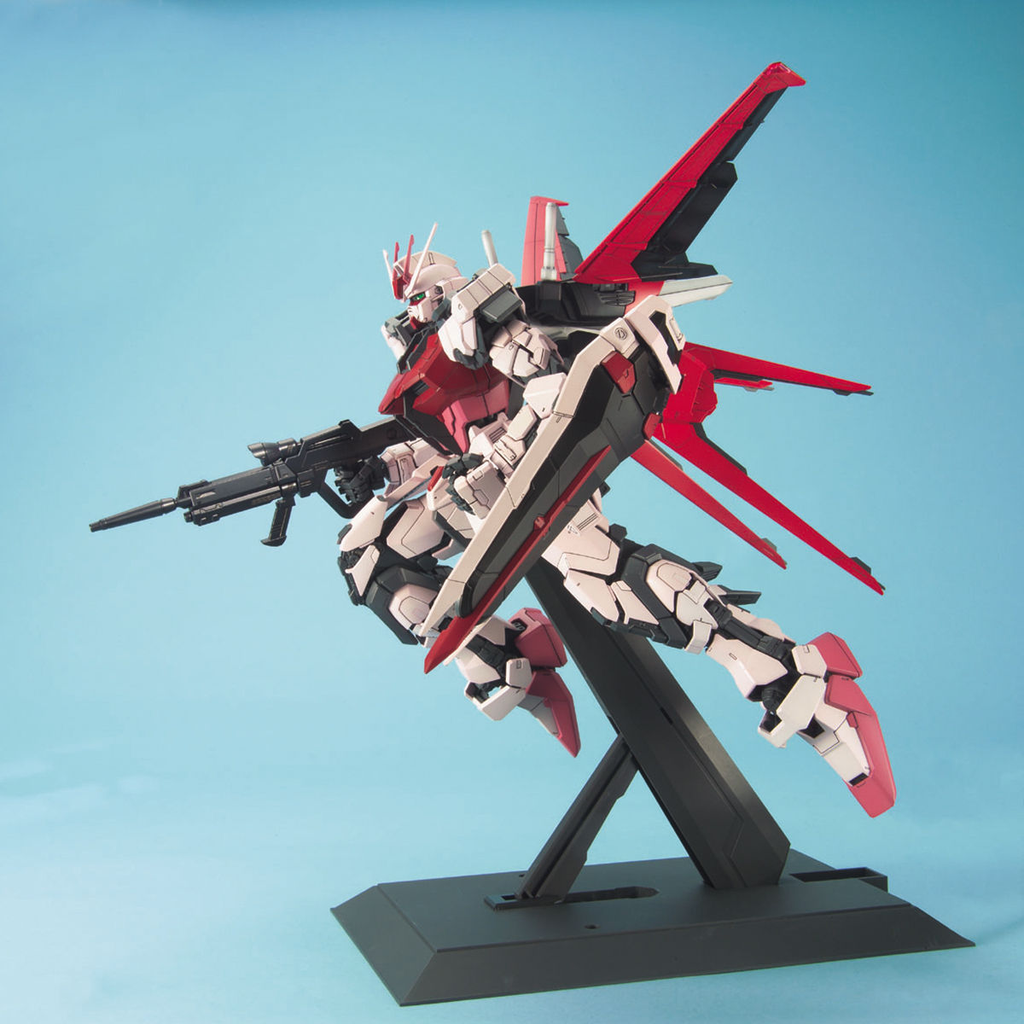 Gundam 1/60 PG Seed MBF-02+AQM/E-X01 Aile Strike Rouge + FX-550 Skygrasper Model Kit