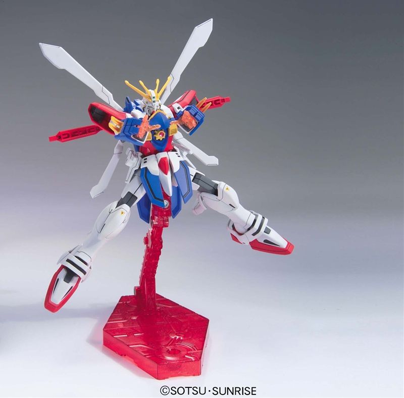 Gundam 1/144 HGUC #110 HGFC G Gundam GF13-017NJII G Gundam (Burning Gundam) Model Kit