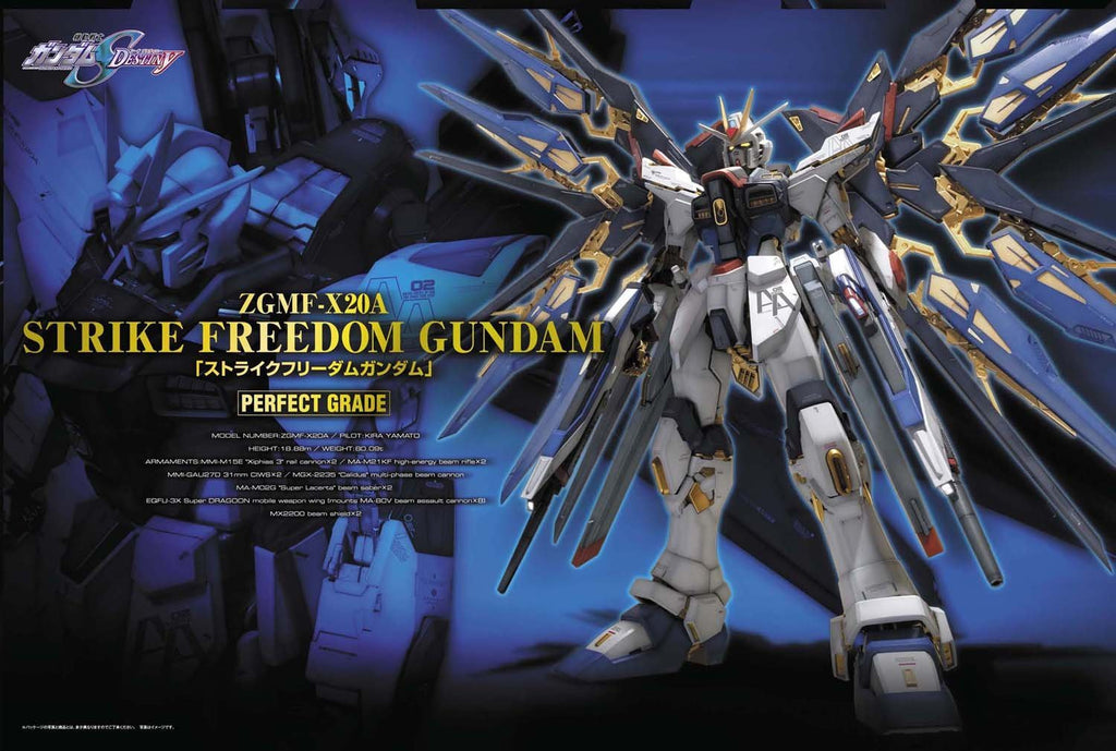 Gundam 1/60 PG Seed Destiny ZGMF-X20A Strike Freedom Model Kit