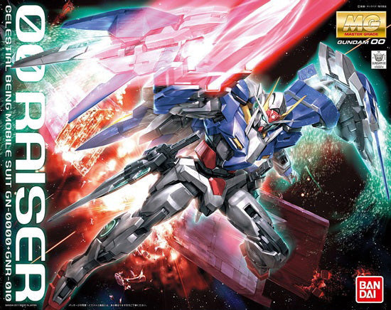 Gundam 1/100 MG 00 GN-0000+GNR-010 00 Raiser Celestial Being Model Kit