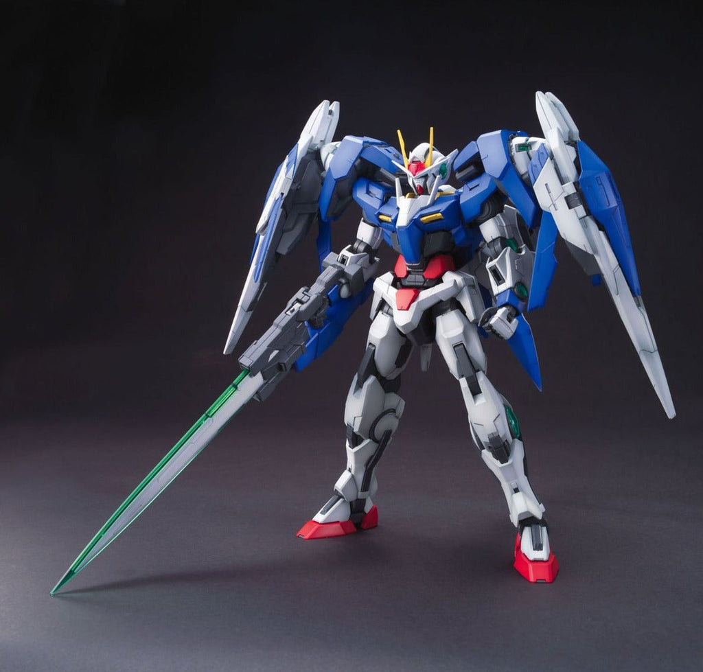 Gundam 1/100 MG 00 GN-0000+GNR-010 00 Raiser Celestial Being Model Kit