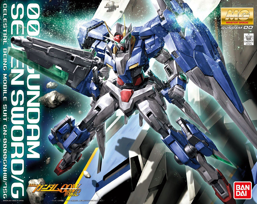 Gundam 1/100 MG 00 OO Gundam Seven Sword/G GN-0000GNHW/7SG Celestial Being Model Kit