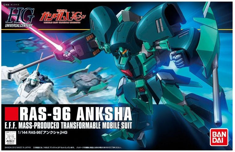 Gundam 1/144 HGUC #141 Gundam Unicorn RAS-96 Anksha Model Kit