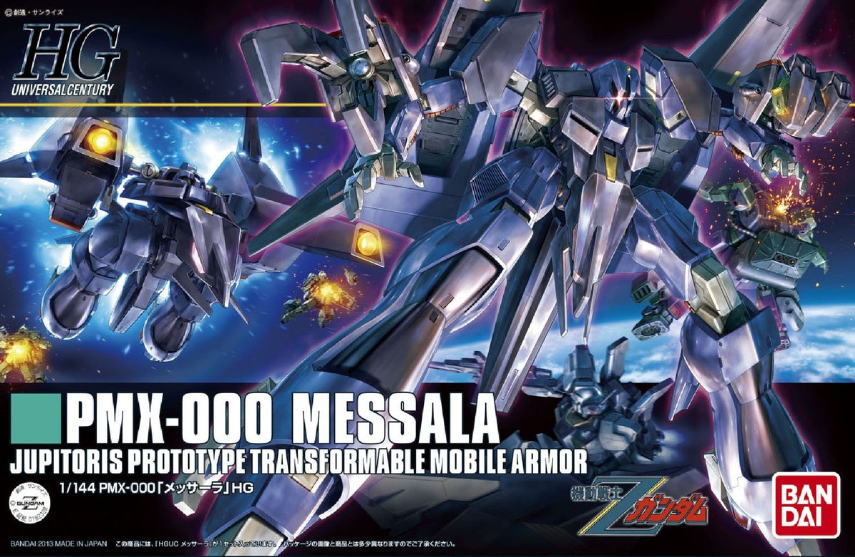 Gundam 1/144 HGUC #157 Zeta Gundam PMX-000 Messala Model Kit