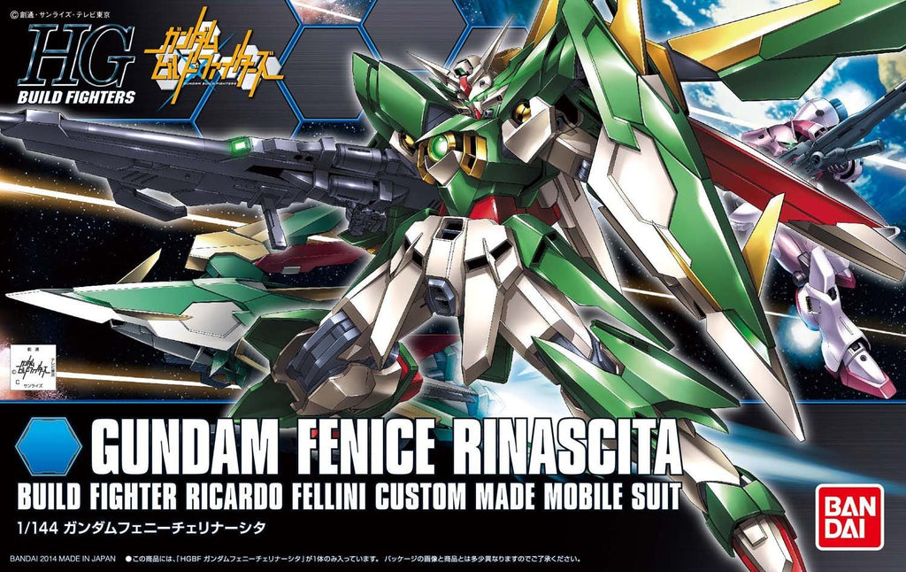 Gundam 1/144 HGBF #017 XXXG-01Wfr Wing Gundam Fenice Rinascita Model Kit