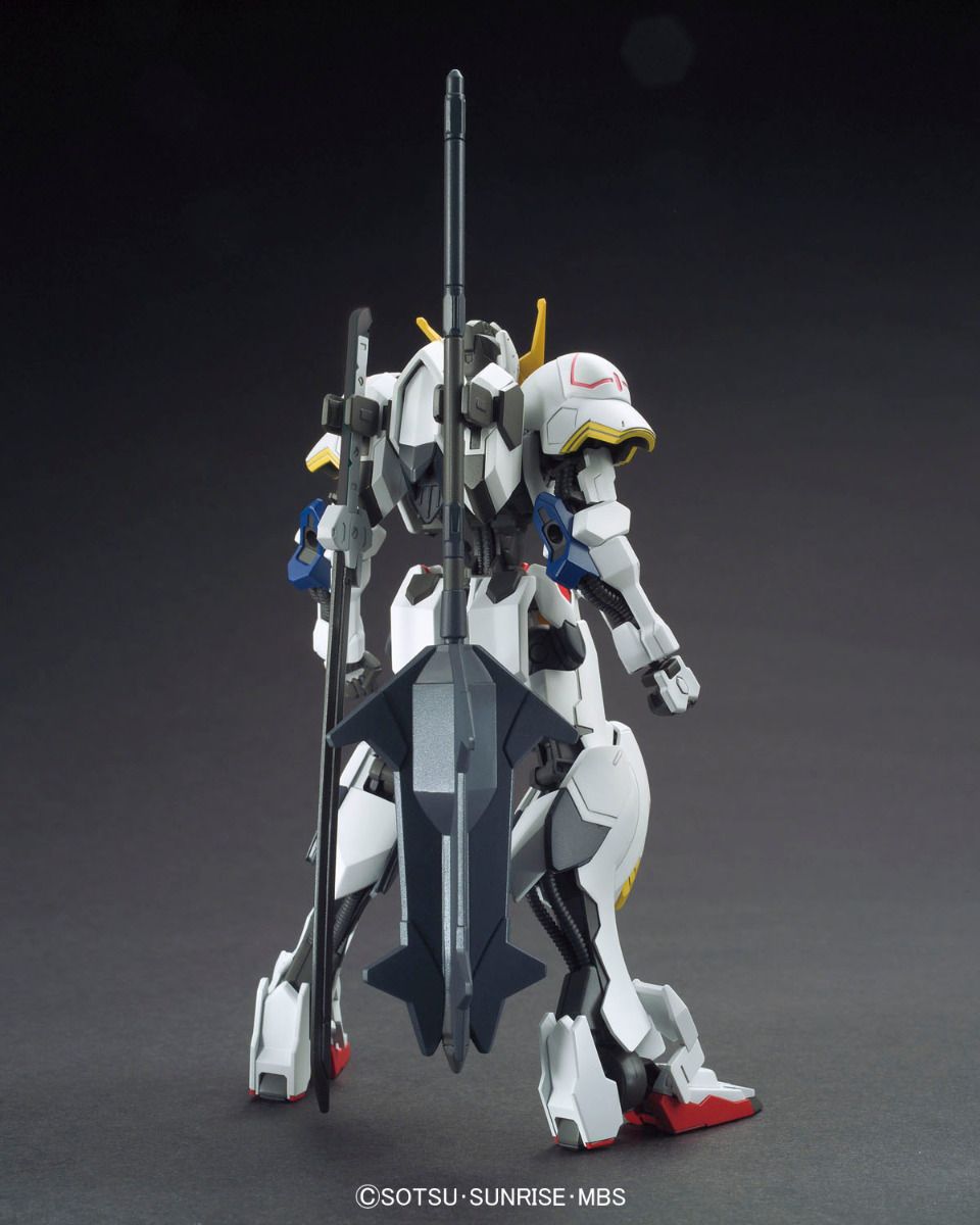 Gundam 1/144 HG IBO #007 ASW-G-08 Gundam Barbatos + Long Distance Booster Kutan Type-III Model Kits