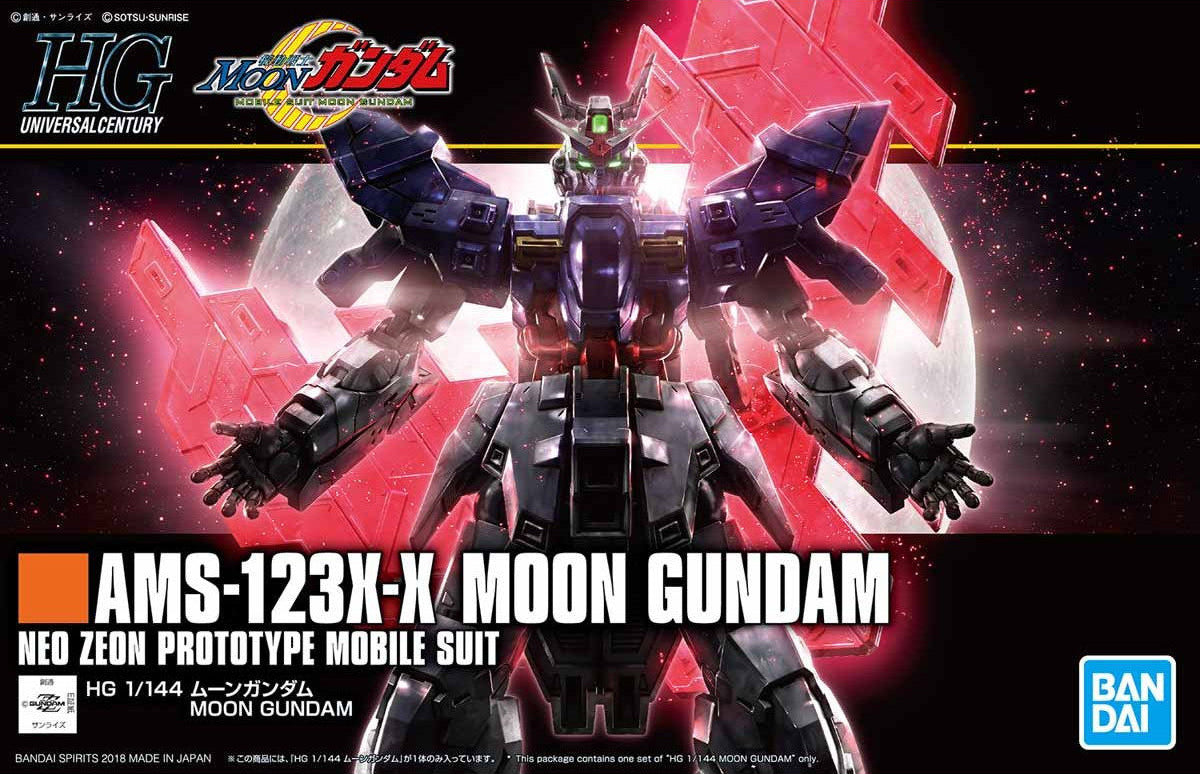 Gundam 1/144 HGUC #215 AMS-123X-X Moon Gundam Model Kit