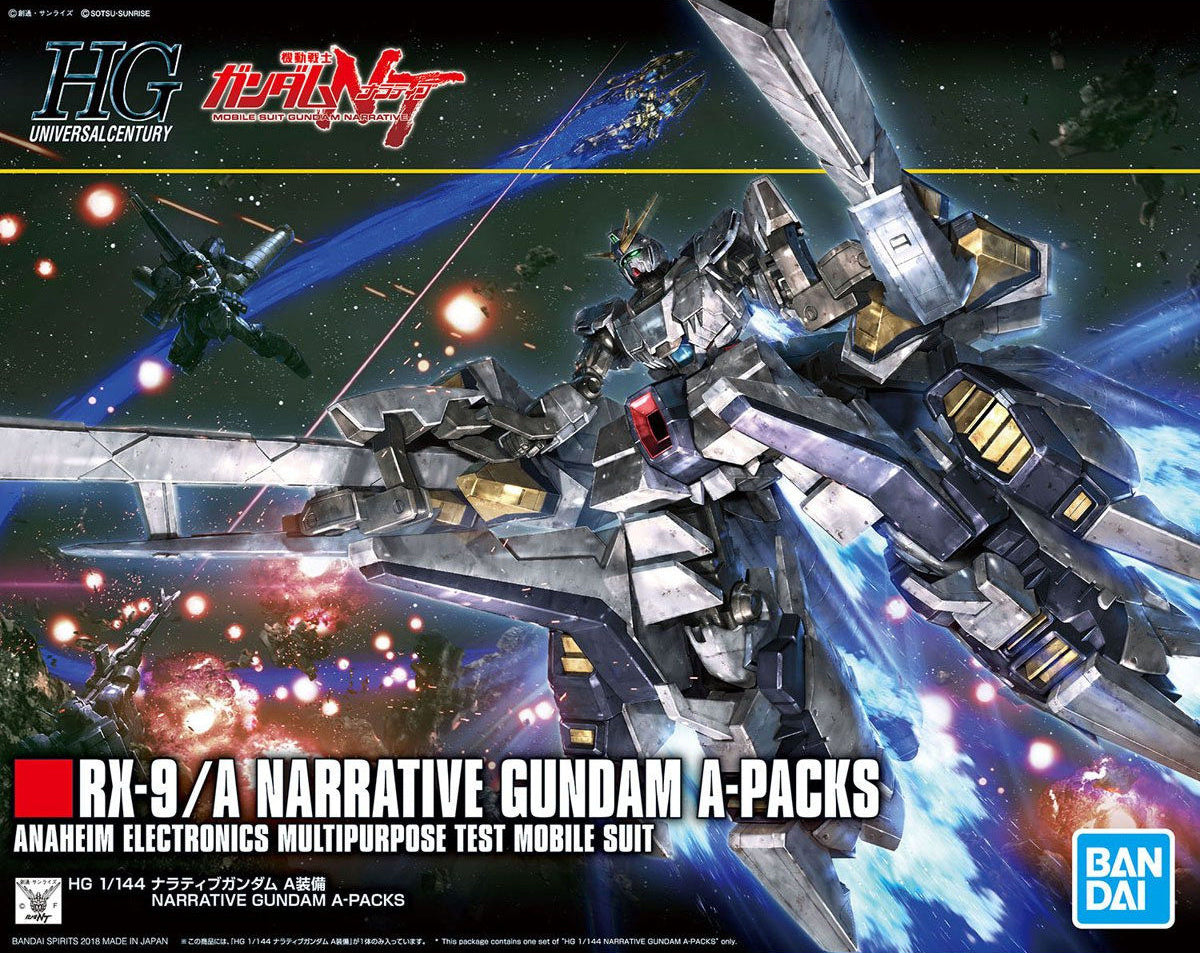 Gundam 1/144 HGUC #218 Gundam Narrative RX-9/A Narrative Gundam A-Packs Model Kit