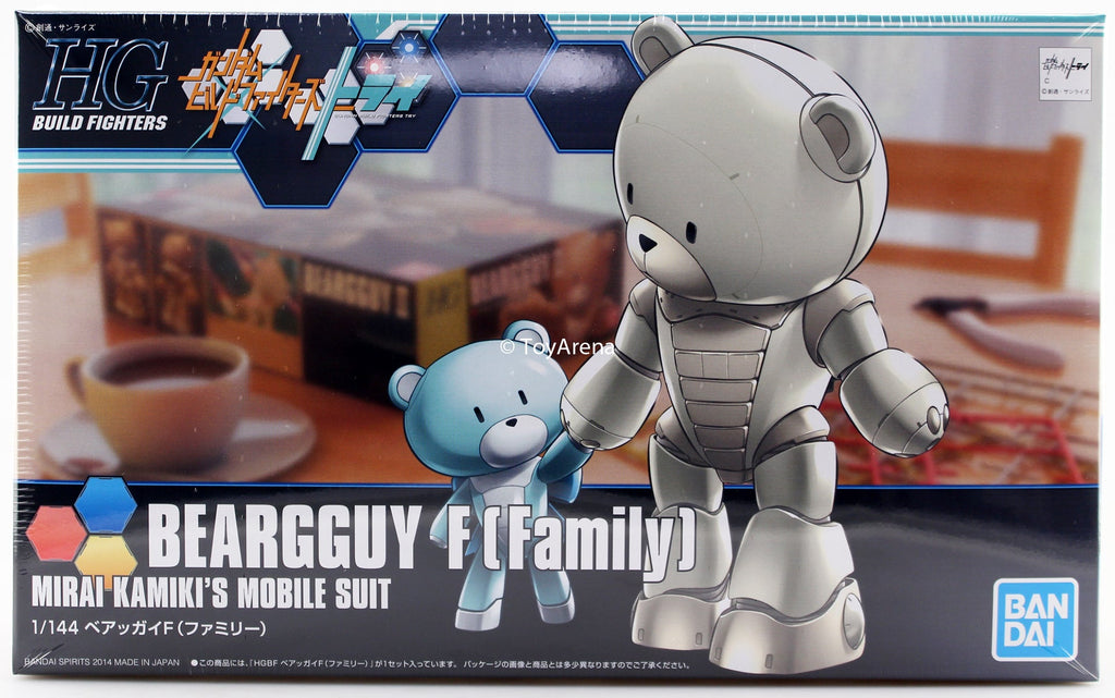 Gundam 1/144 HGBF #022 KUMA-F Beargguy F (Family) Model Kit