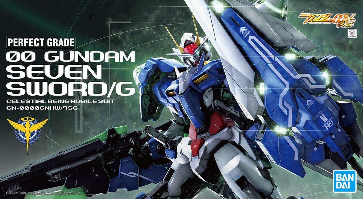 Gundam 1/60 PG Battlefield Record GN-0000GNHW/7SG 00 Seven Sword/G Model Kit