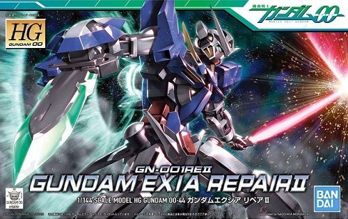 Gundam 1/144 HG 00 #44 GN-001REII Gundam Exia Repair II Model Kit