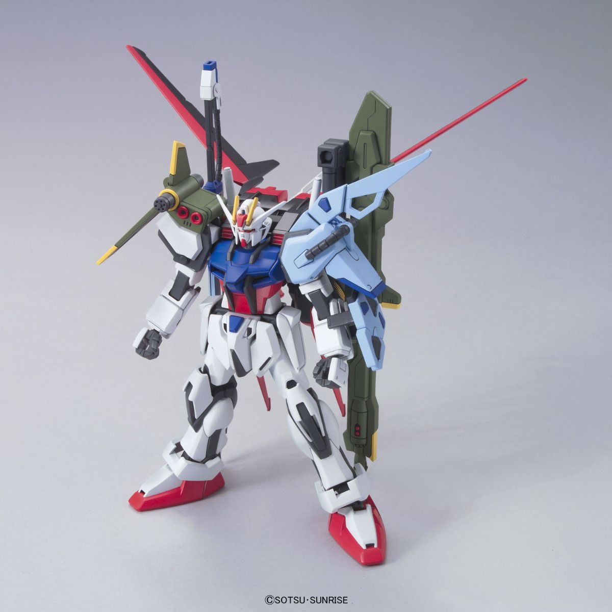Gundam 1/144 HG Seed Remastered #R17 GAT-X105 + AQME/E-YM1 Perfect Strike Gundam Model Kit