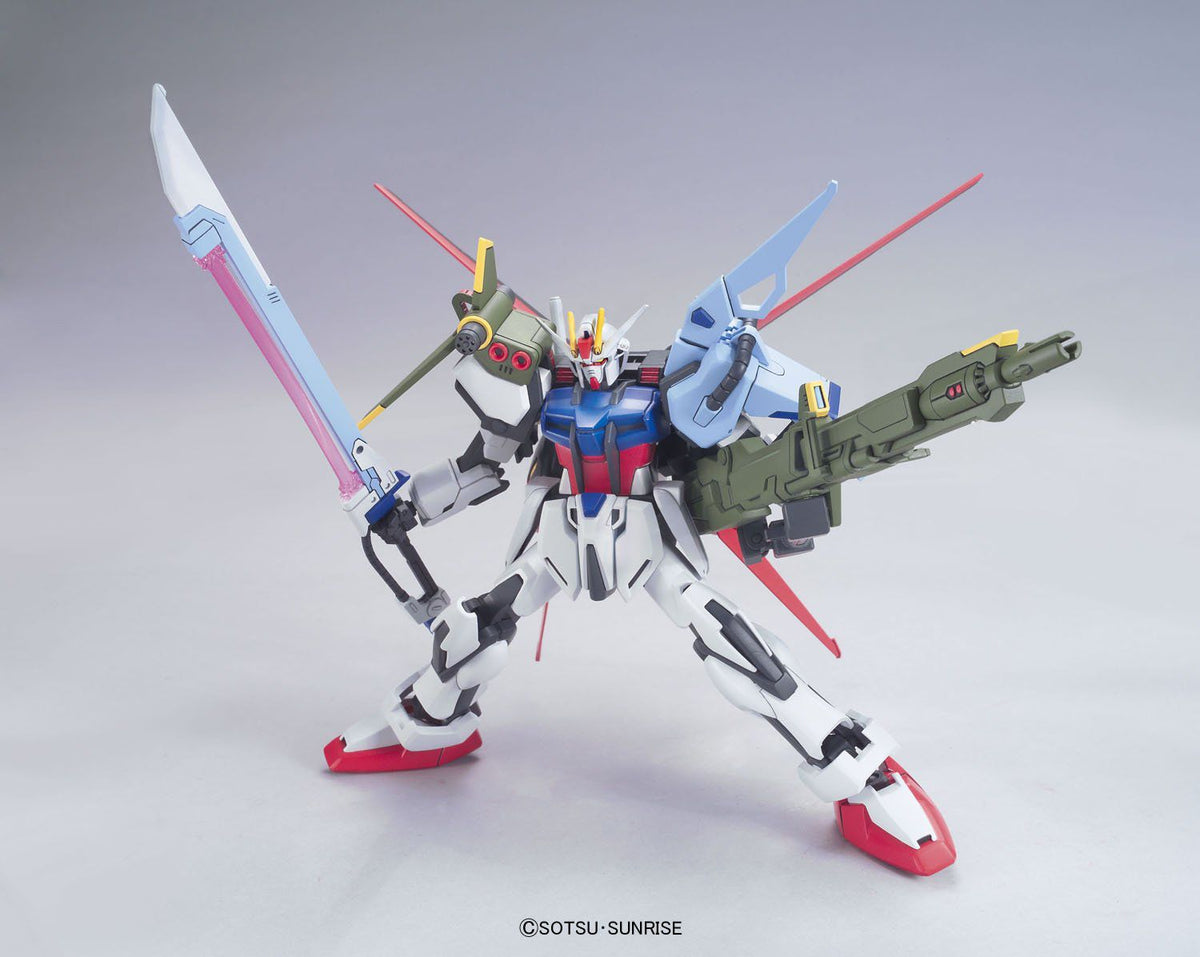 Gundam 1/144 HG Seed Remastered #R17 GAT-X105 + AQME/E-YM1 Perfect Strike Gundam Model Kit