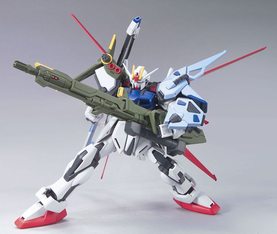Gundam 1/144 HG Seed Remastered #R17 GAT-X105 + AQME/E-YM1 Perfect Strike Gundam Model Kit