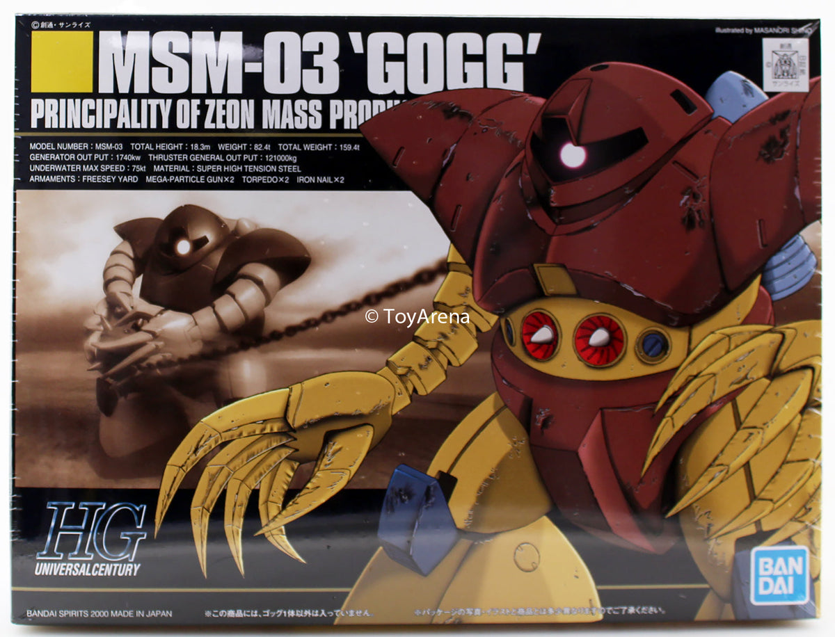 Gundam 1/144 HGUC #008 Gundam 0079 MSM-03 Gogg Model Kit