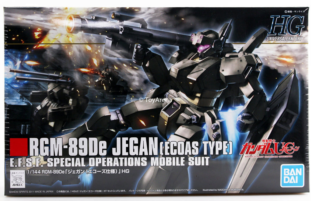 Gundam 1/144 HGUC #123 Gundam Unicorn RGM-89De Jegan (ECOAS Type) Model Kit
