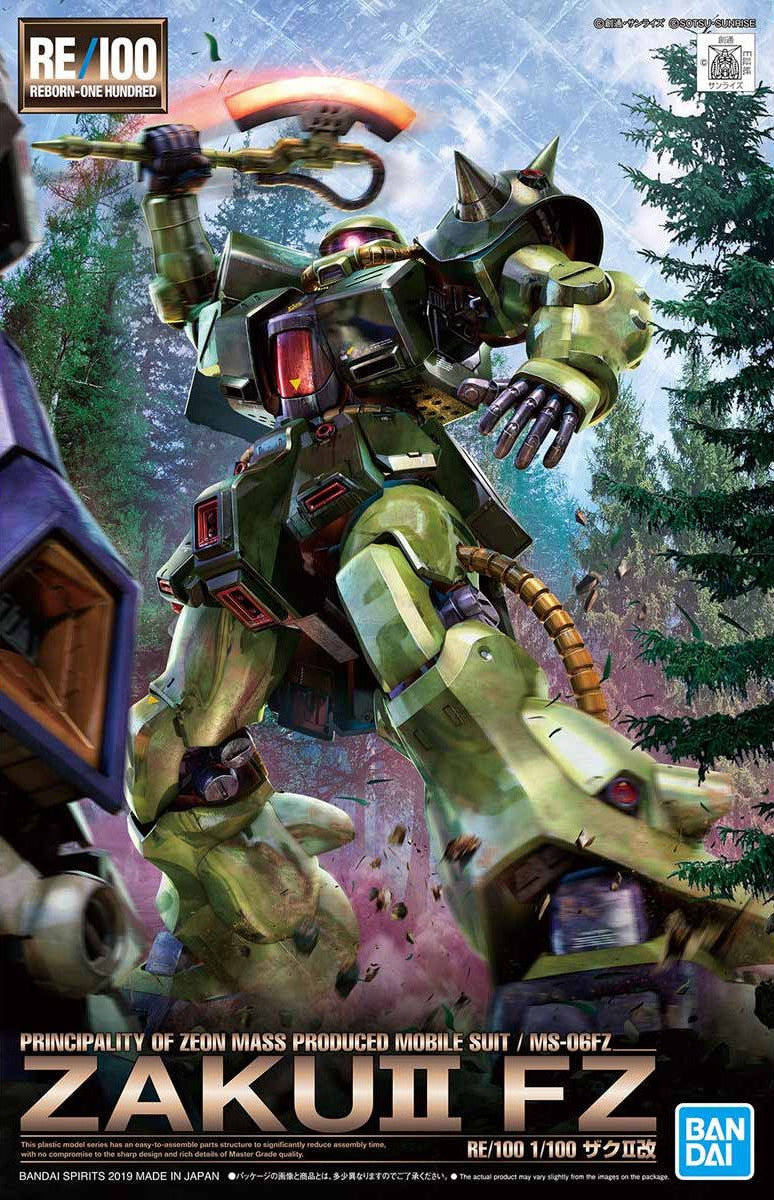 Gundam RE/100 #013 Gundam 0080 MS-06FZ Zaku II FZ Model Kit