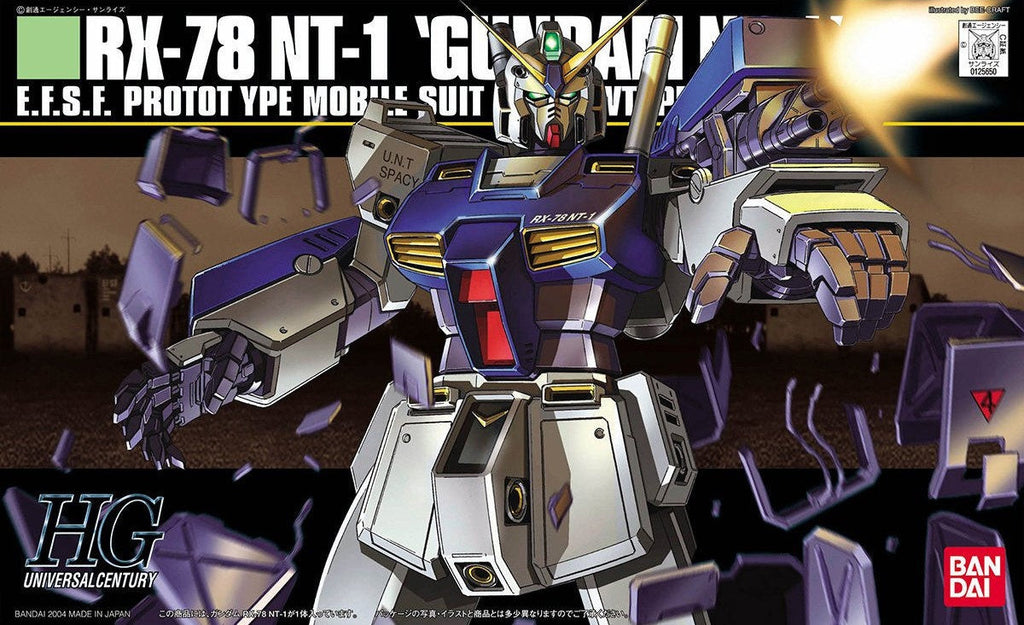 Gundam 1/144 HGUC #047 0080 War in the Pocket RX78NT-1 Gundam NT1 Alex Model Kit