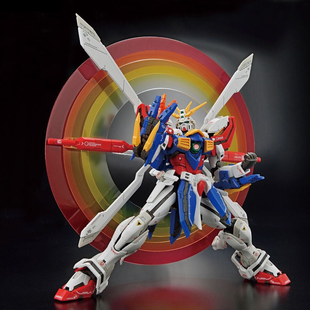 Gundam 1/144 RG #37 G Gundam GF13-017NJII God Gundam (Burning Gundam) Model Kit