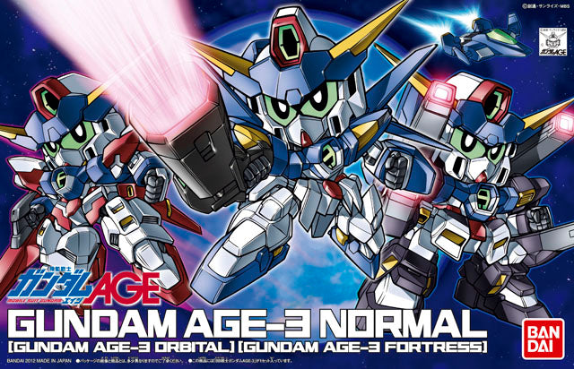 Gundam SD BB #372 Gundam Age-3 Normal Fortress Orbital Model Kit