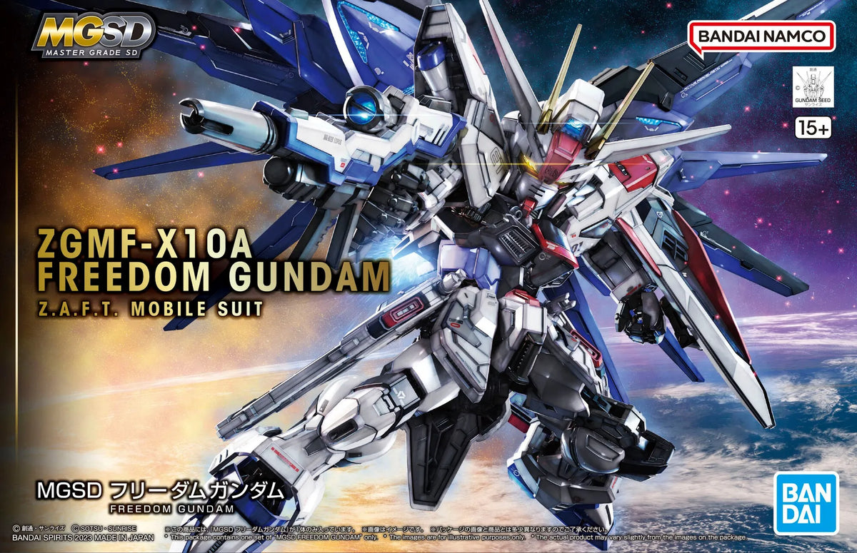 Gundam MGSD Gundam Seed ZGMF-X10A Freedom Gundam Model Kit