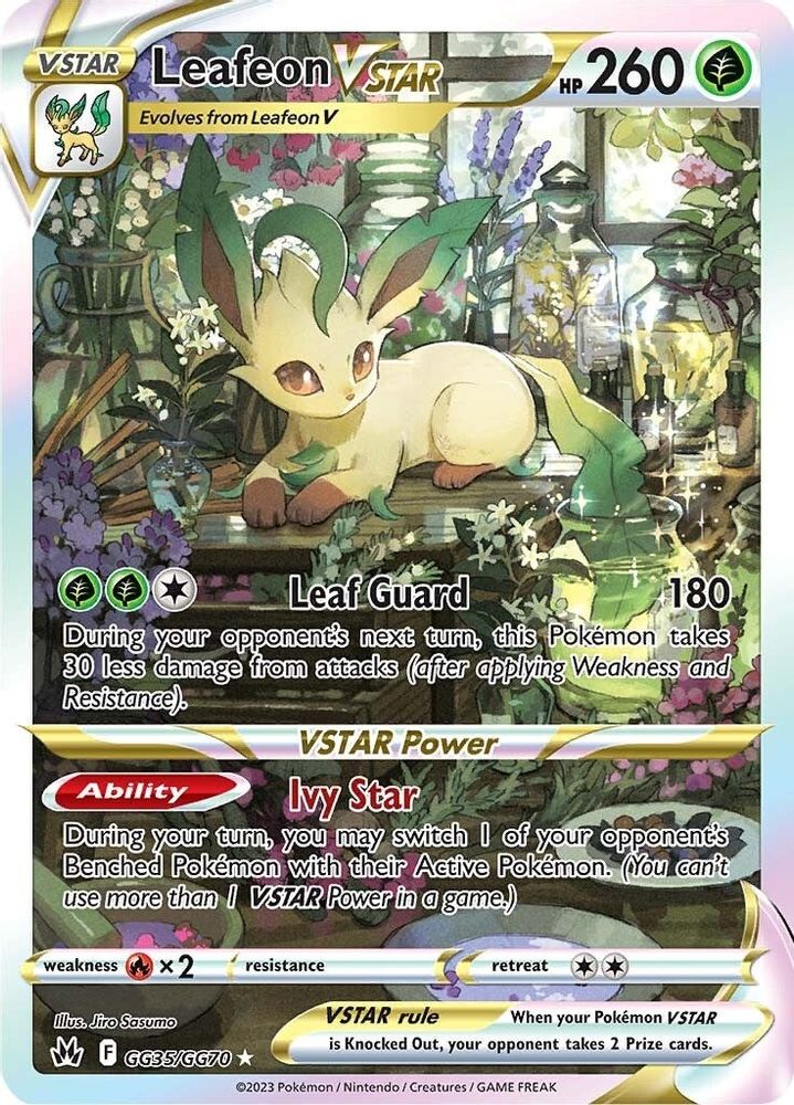 Leafeon VSTAR (GG35/70) - Holofoil - Ultra Rare