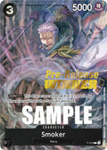 Smoker (Pre-Release) [Winner] (P-025) - One Piece Promotion Cards Foil