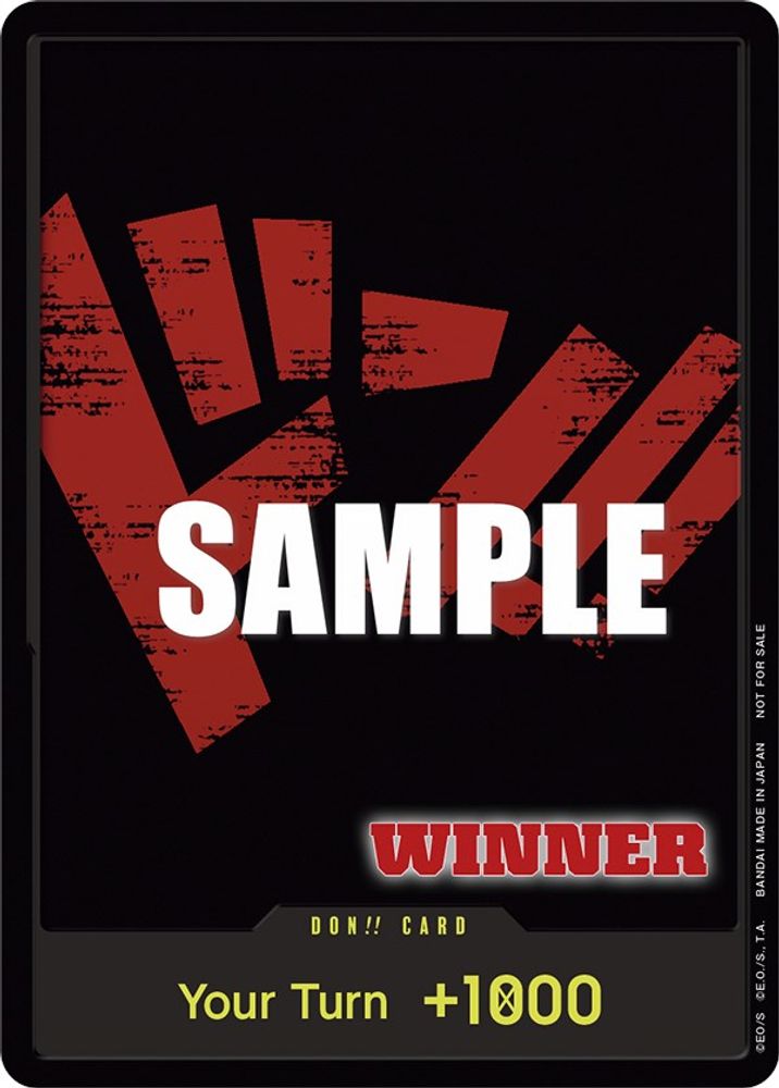 DON!! Card (Tournament Pack Vol. 2) [Winner] - One Piece Promotion Cards