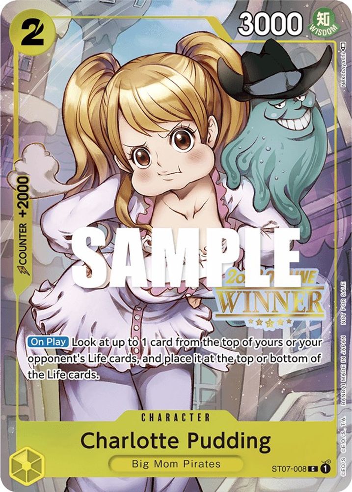 Charlotte Pudding (Offline Regional 2023) [Winner] (ST07-008) - One Piece Promotion Cards Foil