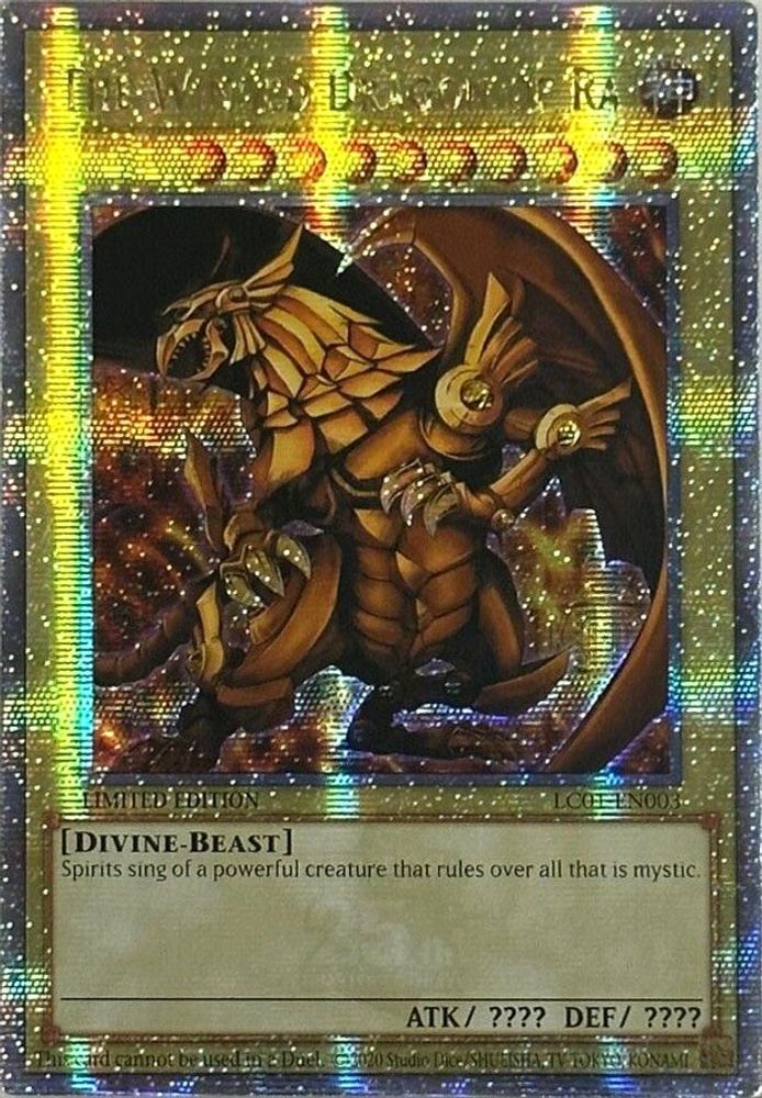 The Winged Dragon of Ra (Quarter Century Secret Rare) - LC01-EN003 Quarter Century Secret Rare Limited