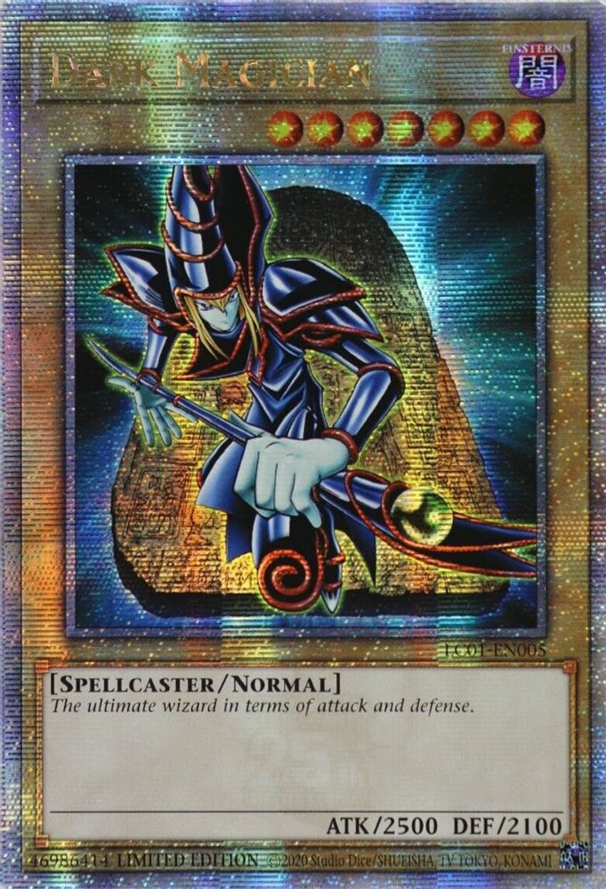 Dark Magician (Quarter Century Secret Rare) - LC01-EN005 Quarter Century Secret Rare Limited