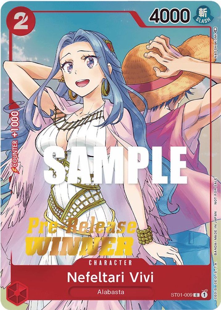 Nefeltari Vivi (OP-03 Pre-Release Tournament) [Winner] (ST01-009) - One Piece Promotion Cards Foil