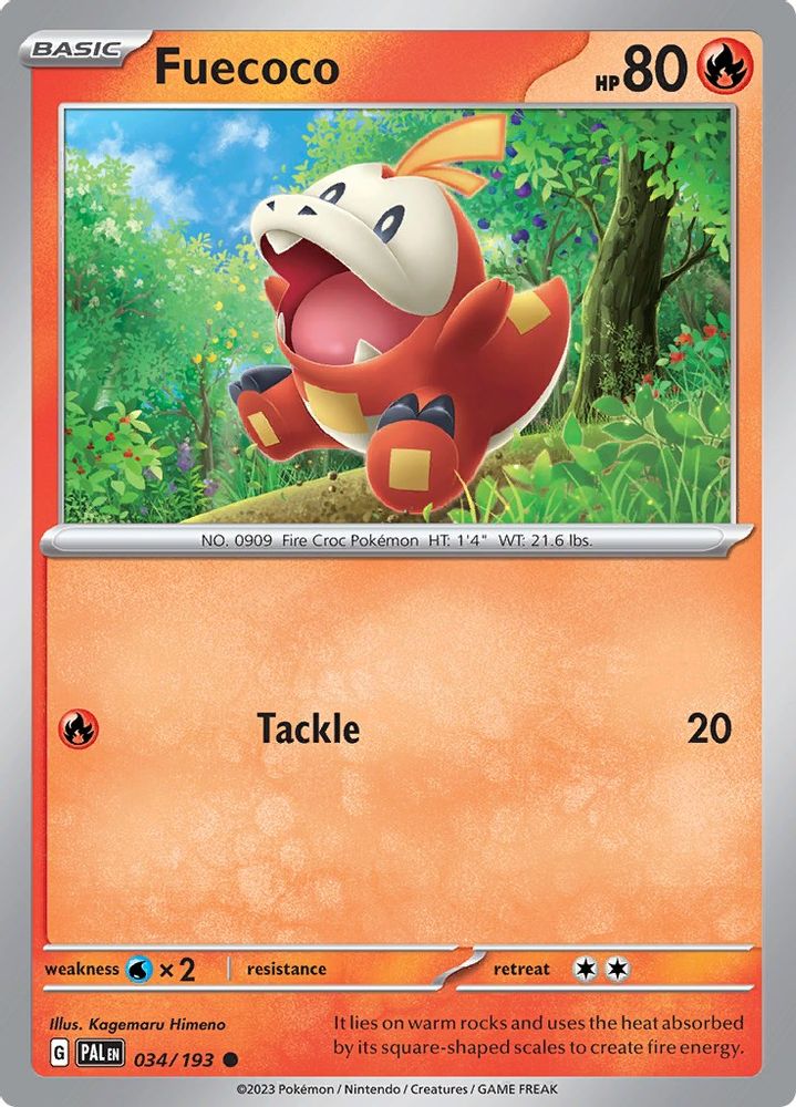 Fuecoco (034/193) - Common