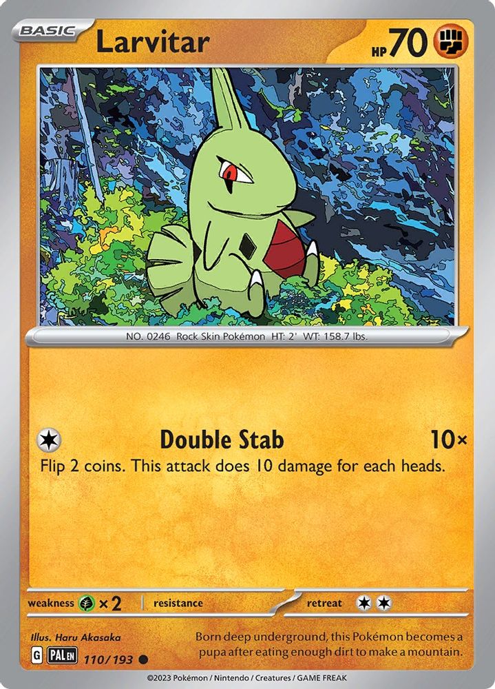 Larvitar (110/193) - Common