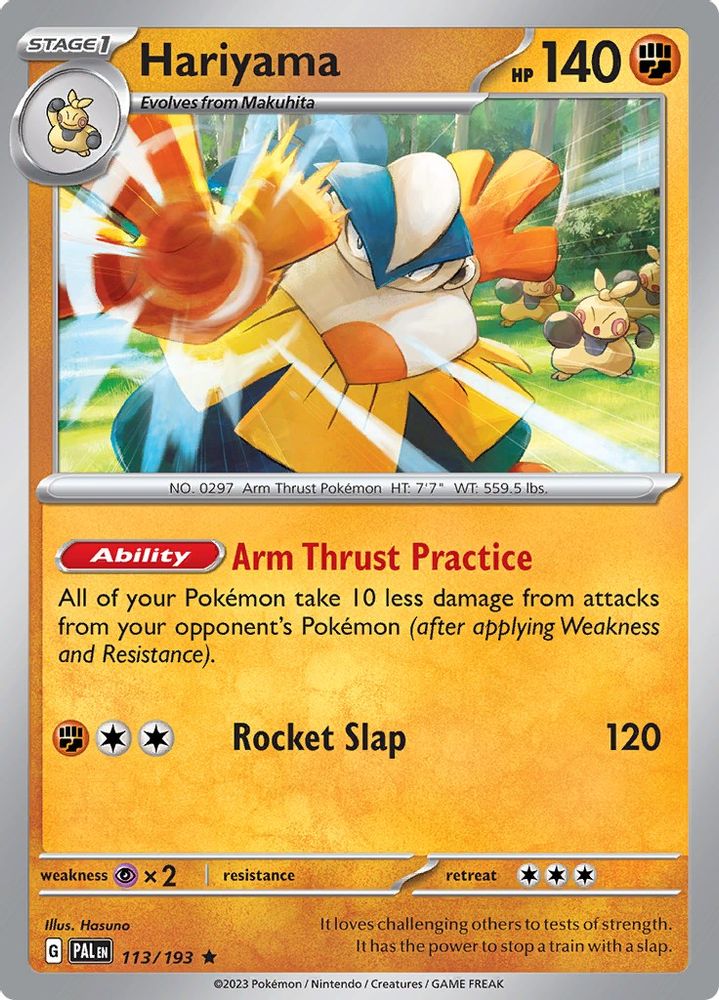 Hariyama (113/193) - Holofoil - Rare