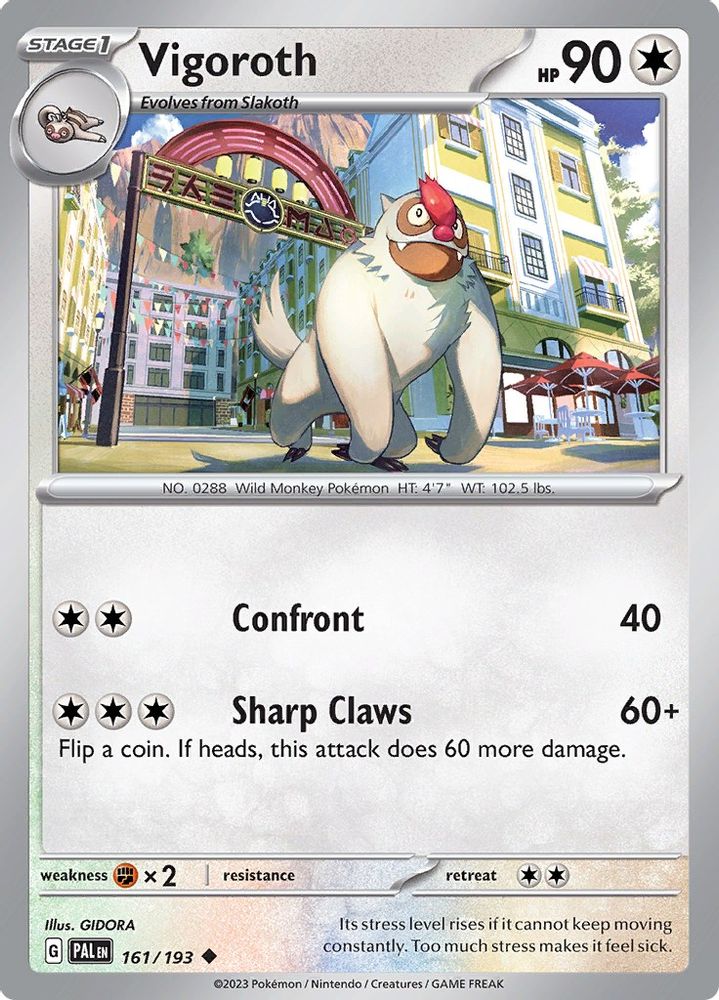 Vigoroth (161/193) - Uncommon