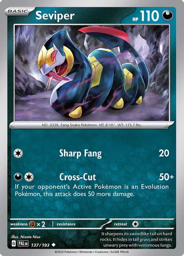 Seviper (137/193) - Uncommon