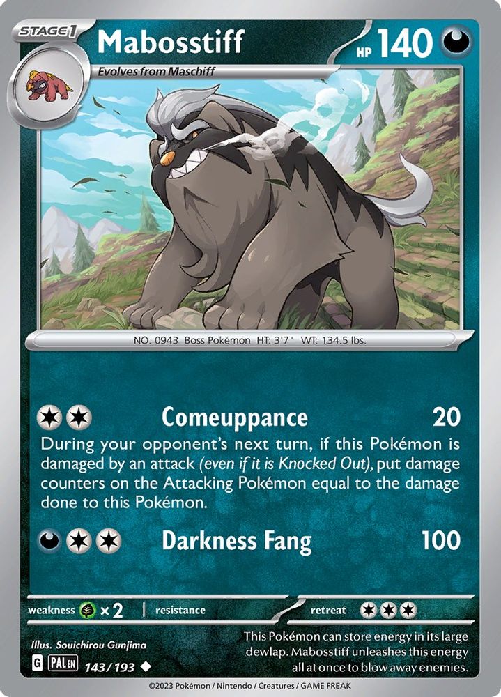 Mabosstiff (143/193) - Uncommon