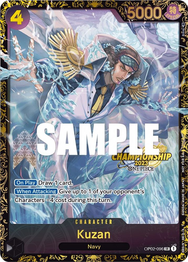Kuzan (Championship 2023) (OP02-096) - One Piece Promotion Cards Foil
