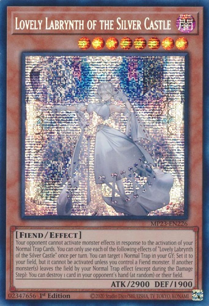 Lovely Labrynth of the Silver Castle - MP23-EN226 Prismatic Secret Rare 1st Edition