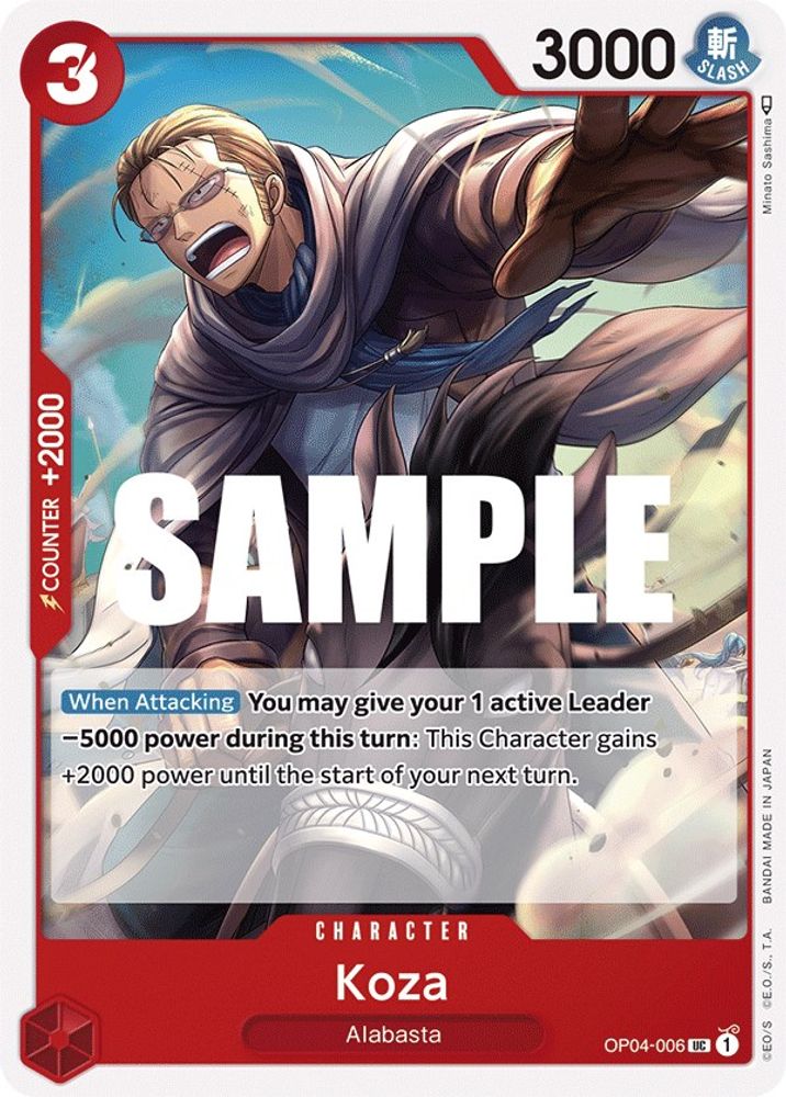 Koza (OP04-006) - Kingdoms of Intrigue