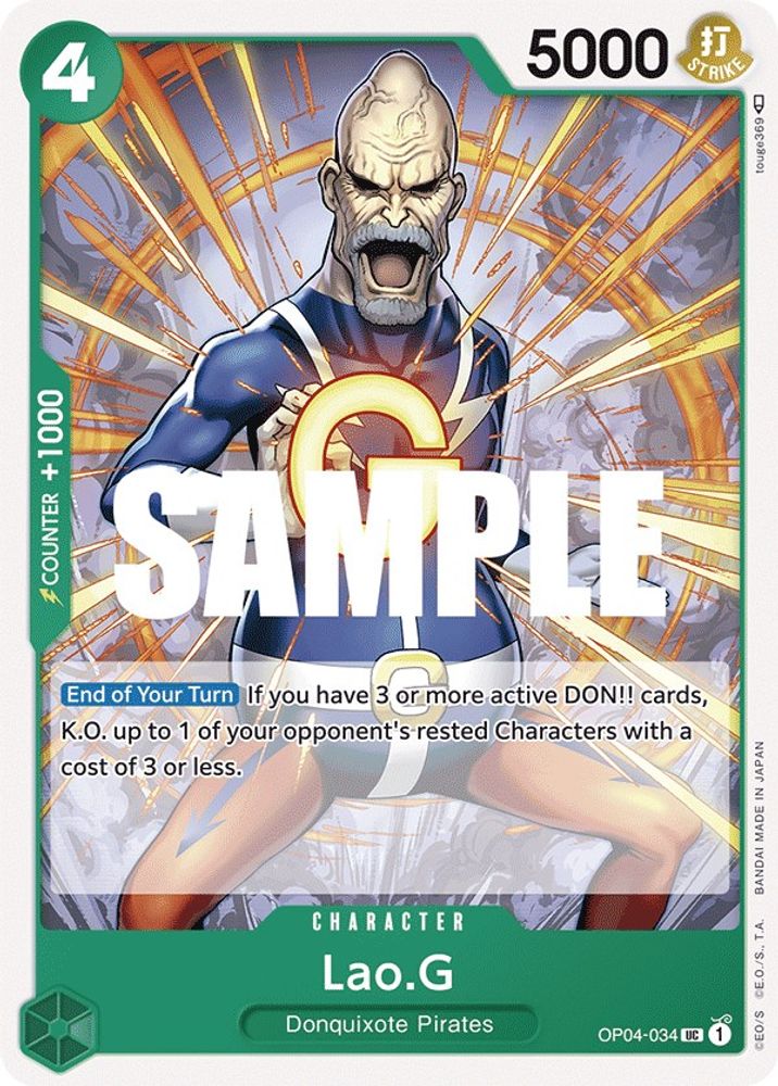 Lao.G (OP04-034) - Kingdoms of Intrigue