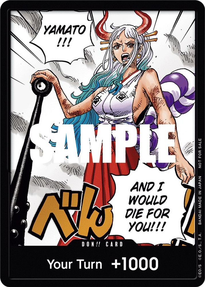 DON!! Card (Yamato) (1st Anniversary DON!! Card Pack) - One Piece Promotion Cards