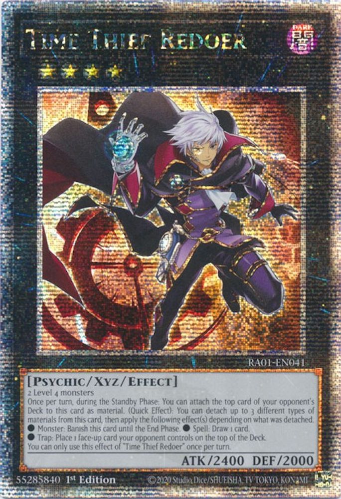 Time Thief Redoer (Quarter Century Secret Rare) - RA01-EN041 Quarter Century Secret Rare 1st Edition