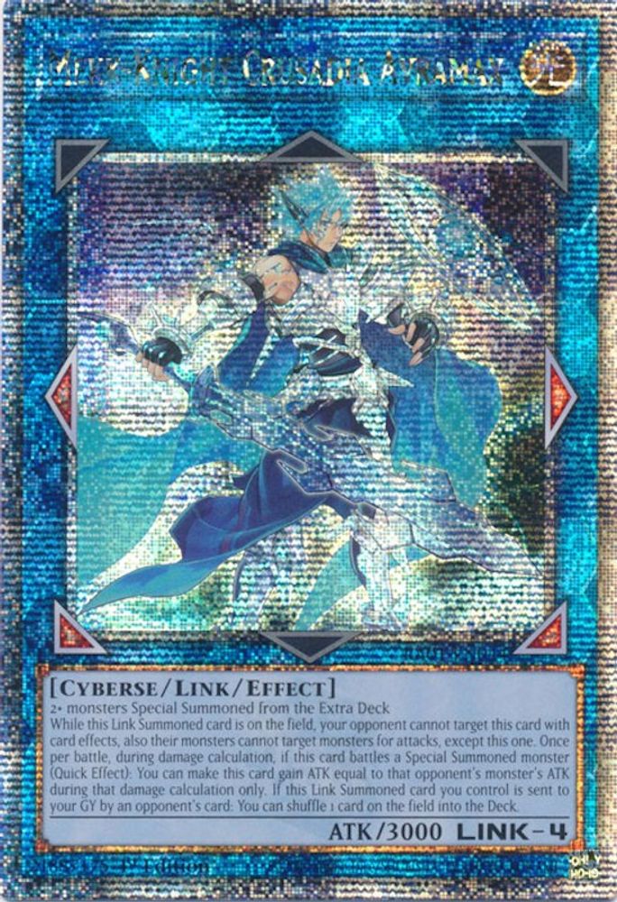 Mekk-Knight Crusadia Avramax (Quarter Century Secret Rare) - RA01-EN044 Quarter Century Secret Rare 1st Edition