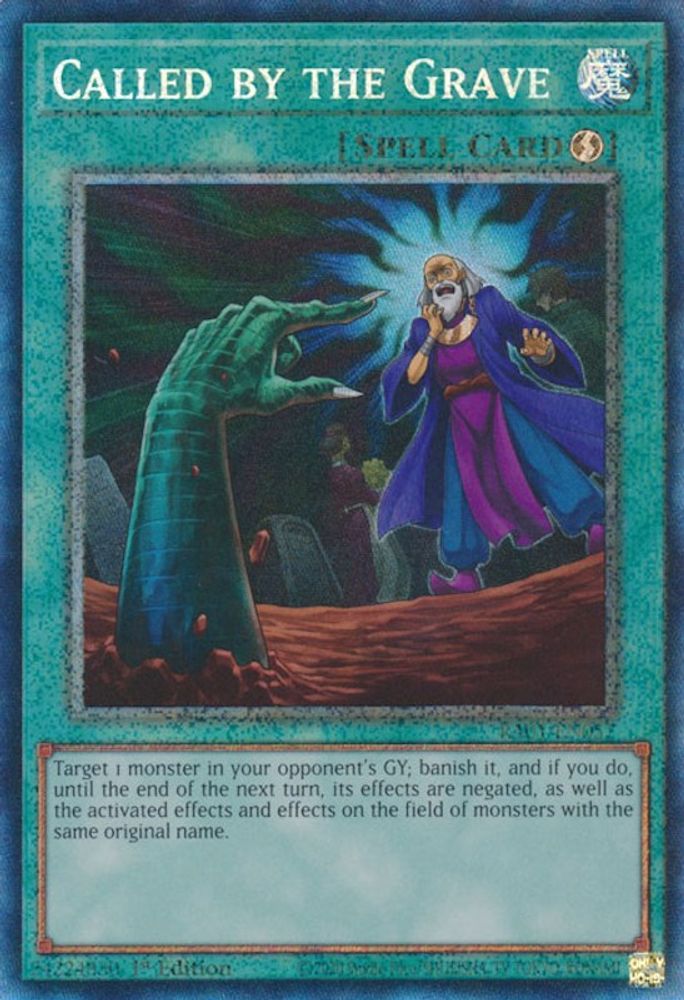 Called by the Grave (PCR) - RA01-EN057 Prismatic Collector’s Rare 1st Edition