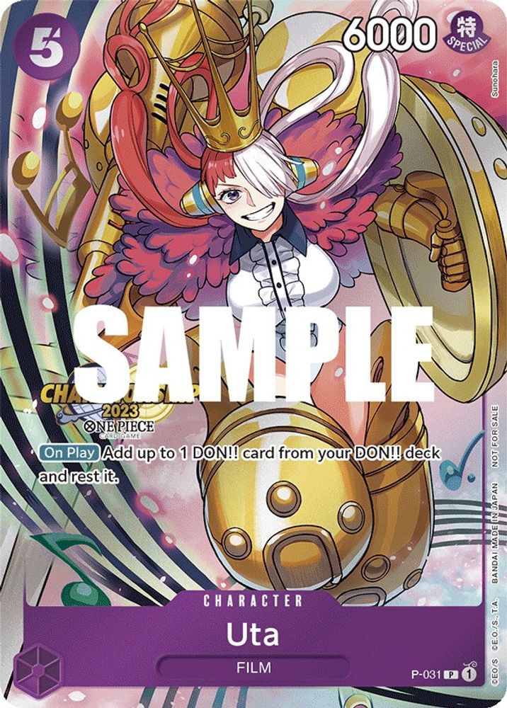 Uta (CS 2023 Event Pack) (P-031) - One Piece Promotion Cards Foil