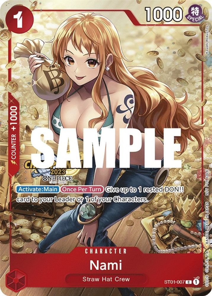 Nami (CS 2023 Celebration Pack) (ST01-007) - One Piece Promotion Cards Foil