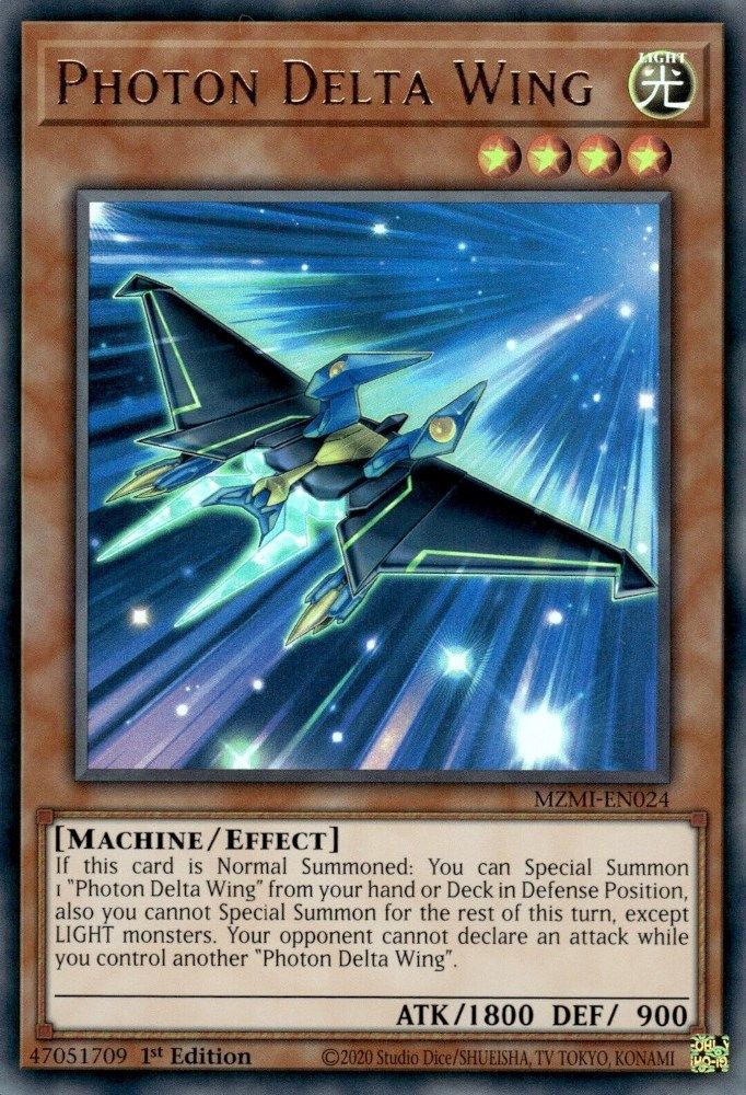 Photon Delta Wing - MZMI-EN024 Ultra Rare 1st Edition